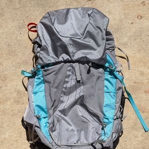Osprey Eja 58 Ultralight backpacking pack S